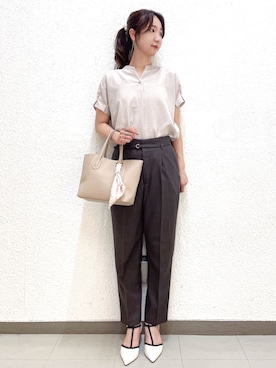 index スタッフさん（レディース・160cm）の夏コーディネート