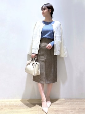 「index（インデックス）のアイテム」を使った、index スタッフさん（レディース・160cm）の秋コーディネート