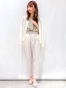 index スタッフさん（レディース・158cm）の夏コーディネート