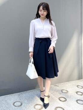 index スタッフさん(レディース・158cm)の春コーディネート