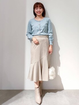 index スタッフさん（レディース・157cm）の秋コーディネート