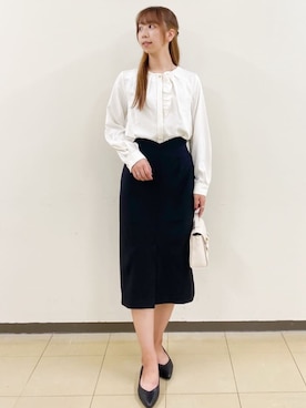 index スタッフさん（レディース・167cm）の秋コーディネート