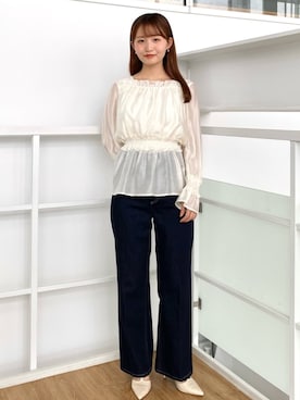 index スタッフさん（レディース・158cm）の秋コーディネート