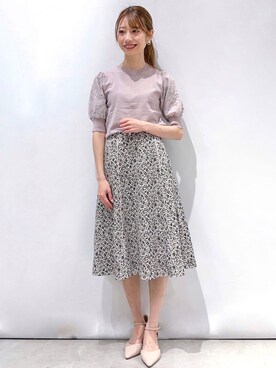 index スタッフさん(レディース・158cm)の春コーディネート