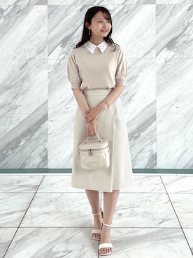 index スタッフさん（レディース・158cm）の春コーディネート