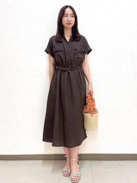 index スタッフさん(レディース・160cm)の夏コーディネート