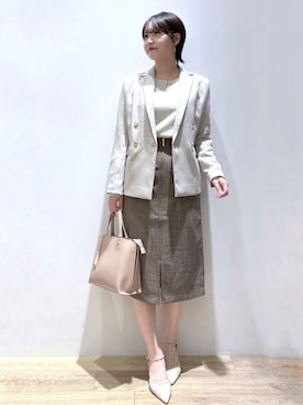 「index（インデックス）のアイテム」を使った、index スタッフさん（レディース・160cm）の秋コーディネート