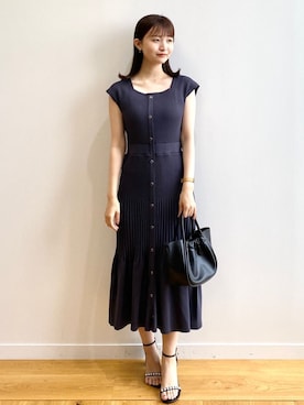 index スタッフさん（レディース・158cm）の夏コーディネート