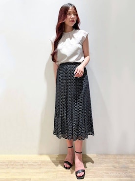 index スタッフさん（レディース・165cm）の夏コーディネート