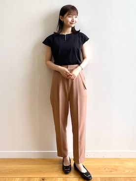 index スタッフさん（レディース・158cm）の夏コーディネート