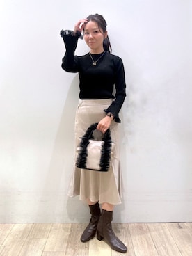 「index」｜index スタッフさん（レディース・160cm）の秋コーディネート