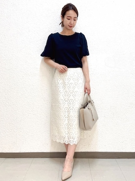 index スタッフさん（レディース・160cm）の夏コーディネート