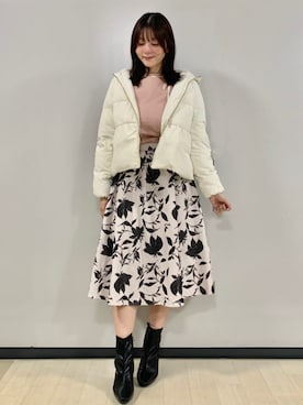 「index（インデックス）のアイテム」を使った、index スタッフさん（レディース・163cm）の秋コーディネート