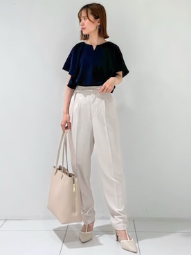 index スタッフさん（レディース・148cm）の夏コーディネート