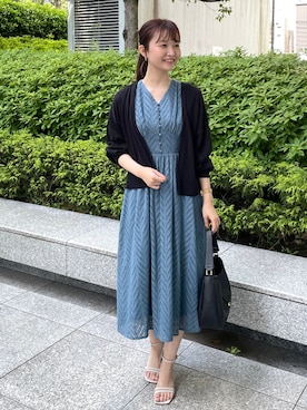 index スタッフさん（レディース・158cm）の春コーディネート