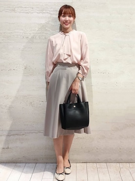 index スタッフさん（レディース・157cm）の秋コーディネート