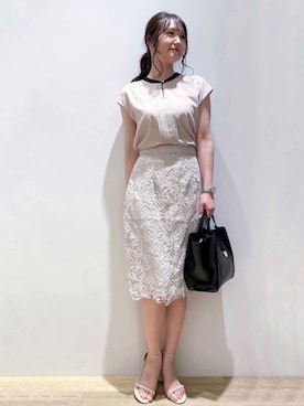 index スタッフさん（レディース・160cm）の夏コーディネート