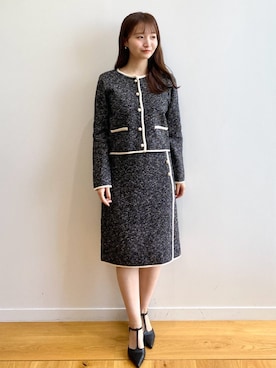 index スタッフさん（レディース・158cm）の秋コーディネート