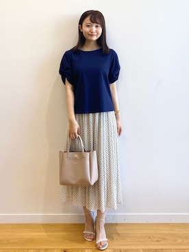 index スタッフさん(レディース・158cm)の夏コーディネート