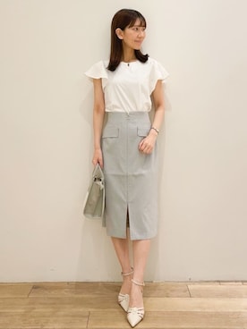 index スタッフさん（レディース・160cm）の春コーディネート