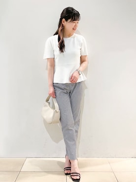 index スタッフさん（レディース・158cm）の春コーディネート