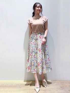 index スタッフさん（レディース・160cm）の夏コーディネート