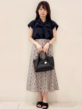 index スタッフさん（レディース・147cm）の春コーディネート