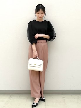 index スタッフさん（レディース・155cm）の秋コーディネート