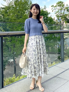 index スタッフさん（レディース・158cm）の春コーディネート