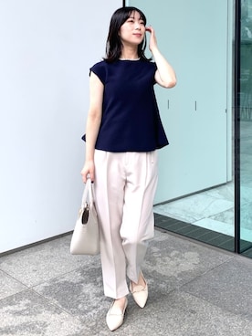 index スタッフさん（レディース・158cm）の夏コーディネート