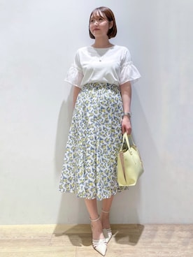 index スタッフさん（レディース・160cm）の夏コーディネート