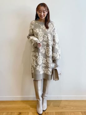 index スタッフさん(レディース・157cm)の冬コーディネート