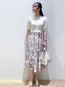 index スタッフさん（レディース・160cm）の夏コーディネート