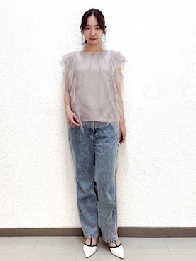 index スタッフさん（レディース・160cm）の夏コーディネート