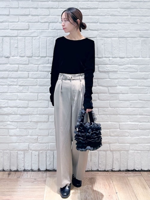 セール】シアーベロアシャーリングトップス【洗濯機洗い可】（Tシャツ