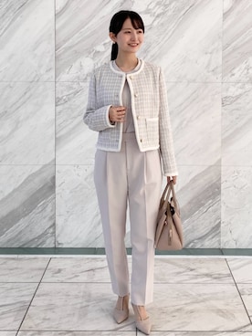 「index（インデックス）のアイテム」を使った、index スタッフさん（レディース・158cm）の冬コーディネート