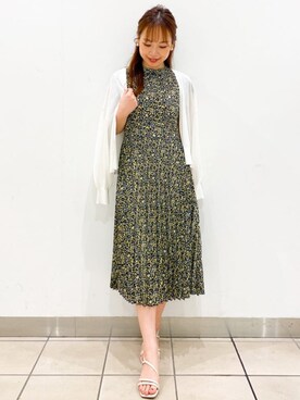 index スタッフさん（レディース・158cm）の春コーディネート