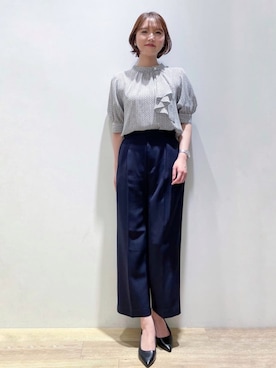 index スタッフさん（レディース・160cm）の夏コーディネート