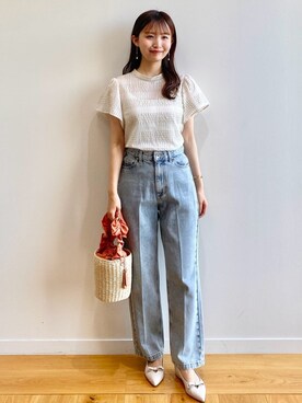 index スタッフさん(レディース・158cm)の春コーディネート