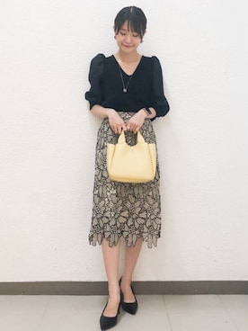 スカート グレー系 を使った レーススカート の人気ファッションコーディネート Wear