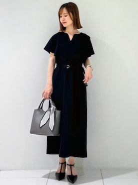 「インデックス」｜「アイテム（ワンピース/ドレス）」を使った、index スタッフさん（レディース・148cm）の夏コーディネート