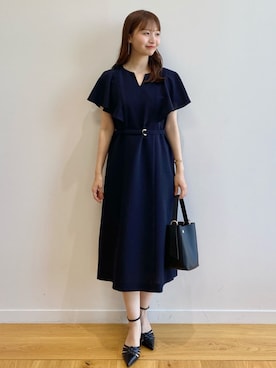 index スタッフさん（レディース・158cm）の夏コーディネート