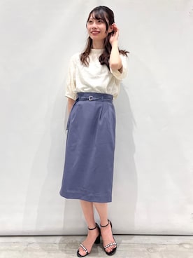 index スタッフさん（レディース・160cm）の春コーディネート