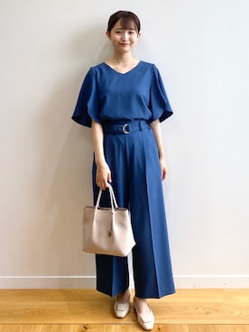 index スタッフさん（レディース・158cm）の夏コーディネート