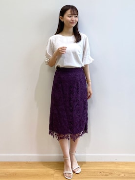 index スタッフさん（レディース・158cm）の春コーディネート