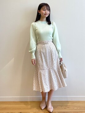 index スタッフさん（レディース・158cm）の冬コーディネート