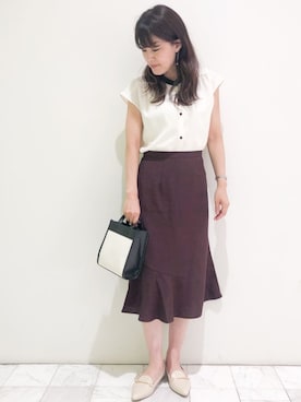 index スタッフさん(レディース・158cm)の夏コーディネート