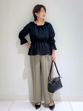 index スタッフさん(レディース・154cm)の秋コーディネート