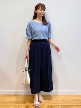 index スタッフさん（レディース・158cm）の夏コーディネート