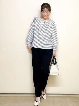 index スタッフさん（レディース・156cm）の春コーディネート